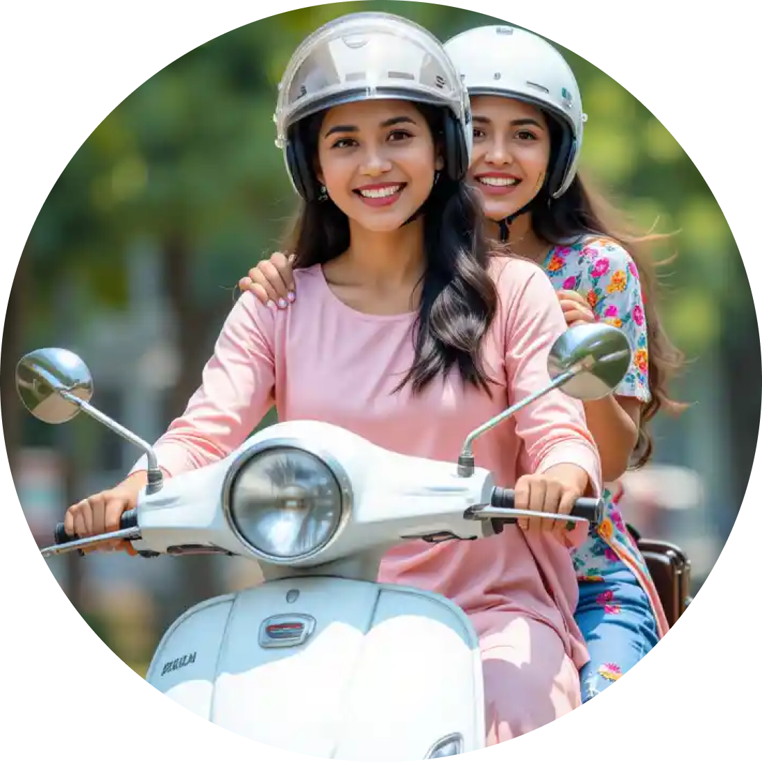 Women rider app booking screen for safe female transport 