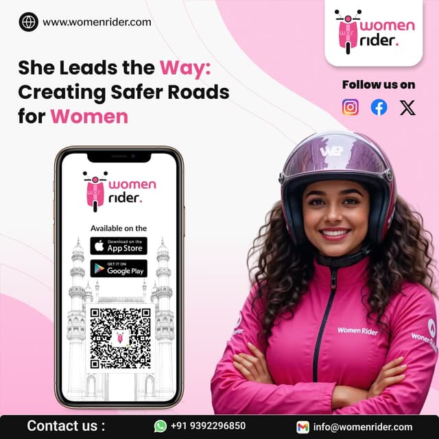 Women Rider | Safe Rides by Women, for Women